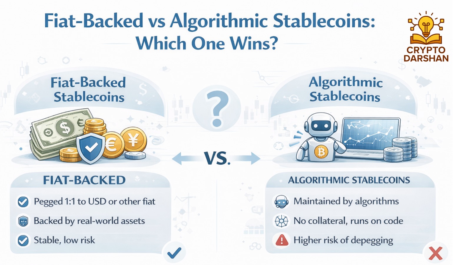 Fiat-Backed vs Algorithmic Stablecoins: Which One Wins?