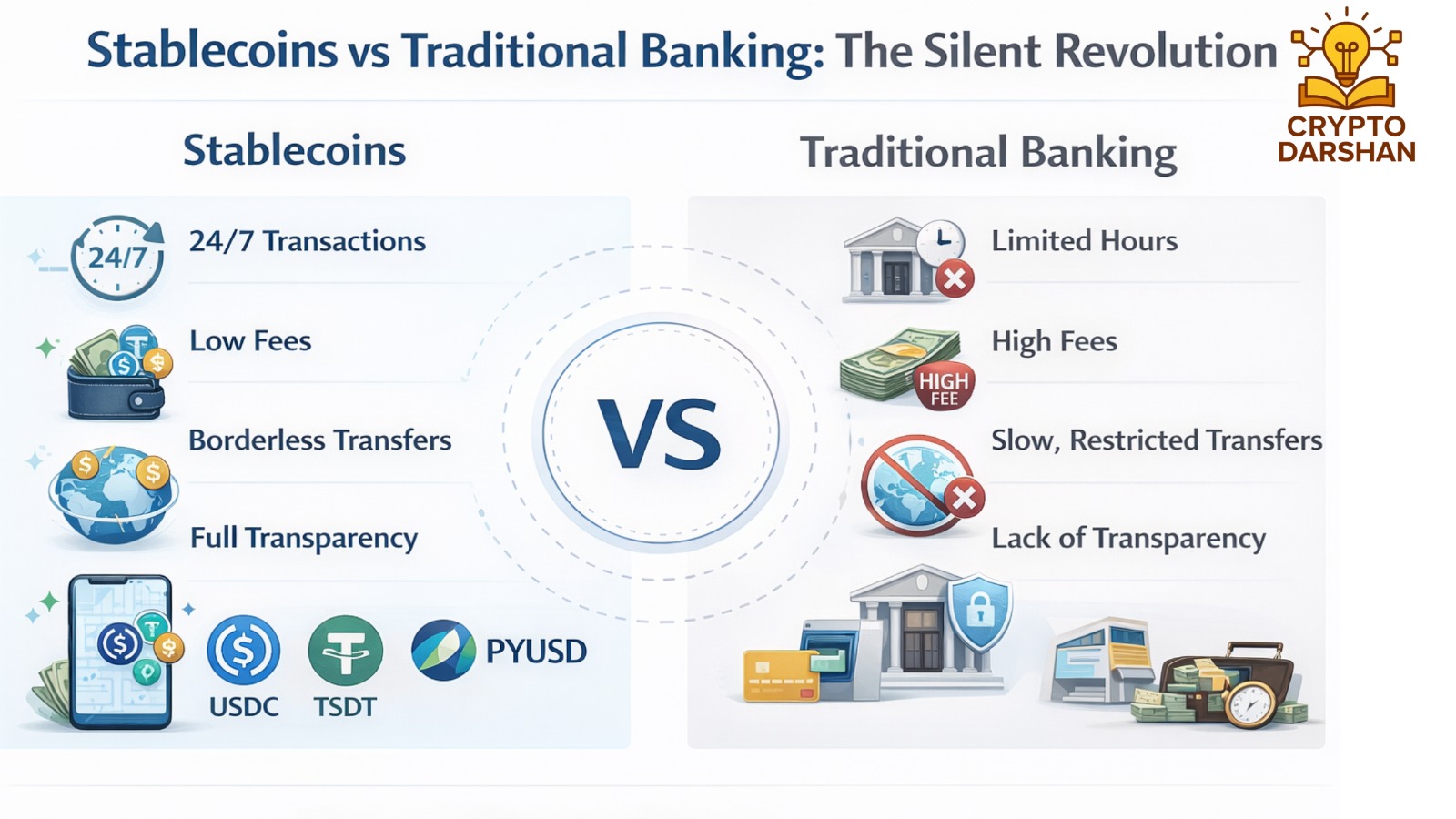 Stablecoins vs Traditional Banking: The Silent Revolution