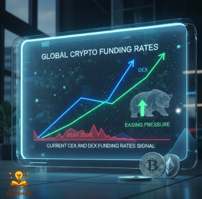 Current CEX and DEX Funding Rates Signal Easing Bear Pressure in Crypto Markets