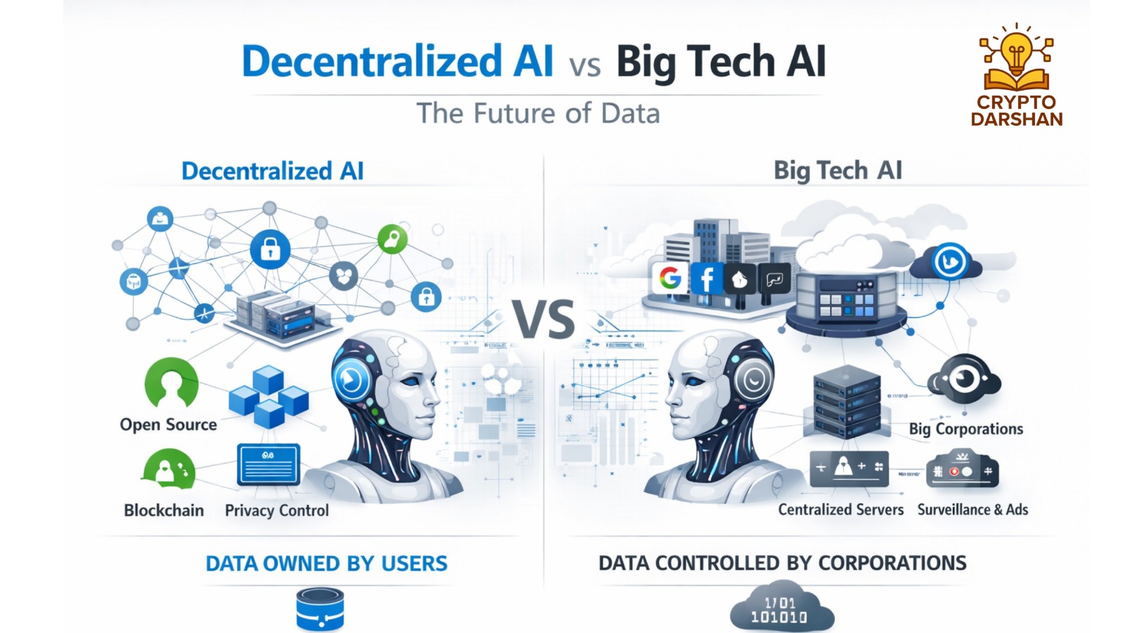 Decentralized AI vs Big Tech AI: The Future of Data