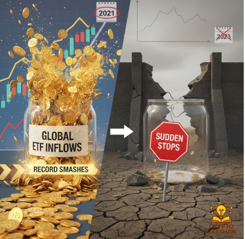 ETF Inflows: From Record Smashes to Sudden Stops