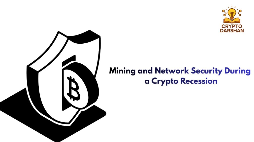 Mining and Network Security During a Crypto Recession