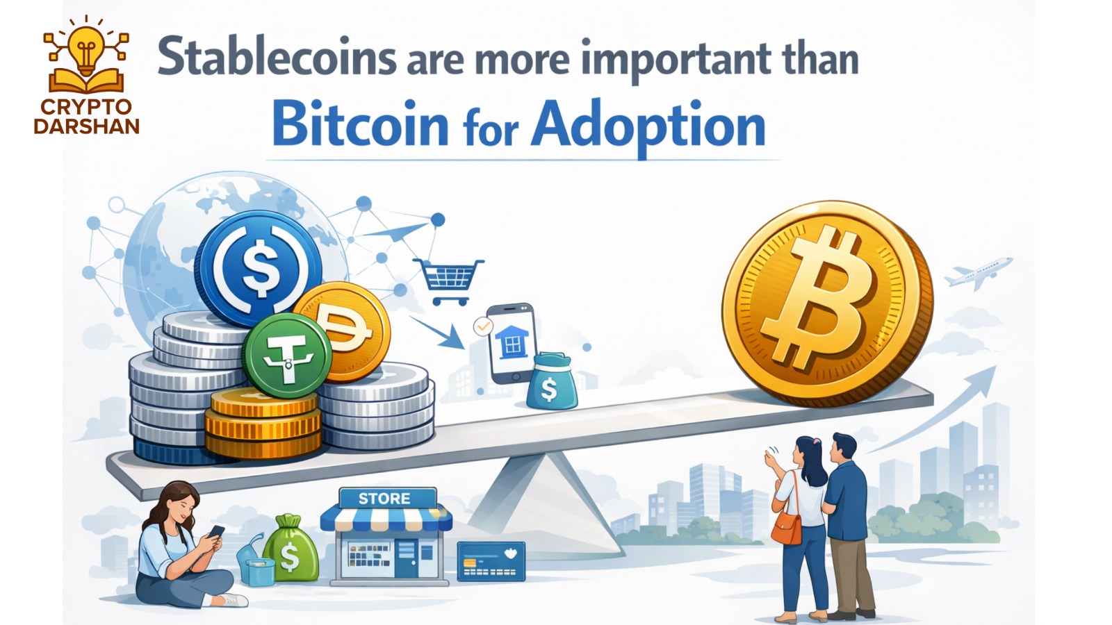 Stablecoins are more important than Bitcoin for adoption