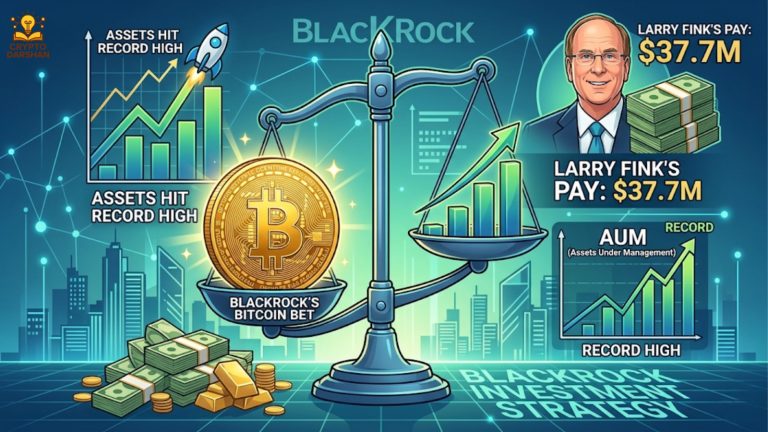 BlackRock’s Bitcoin Bet Lifts Larry Fink’s Pay to $37.7M as Assets Hit Record High