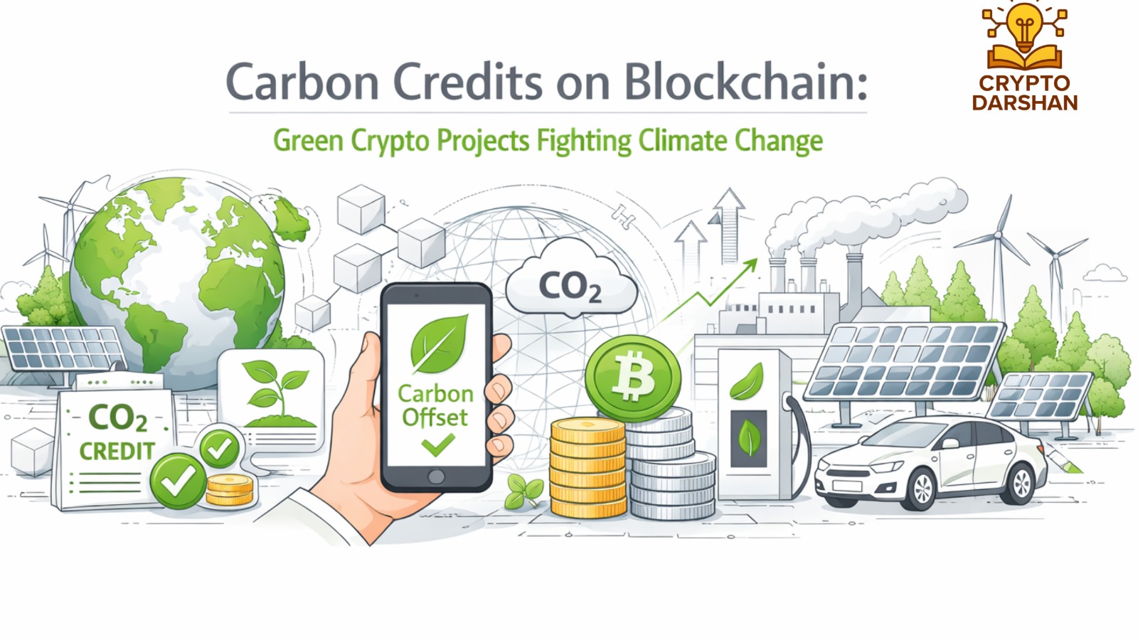 Carbon Credits on Blockchain: Green Crypto Projects Fighting Climate Change
