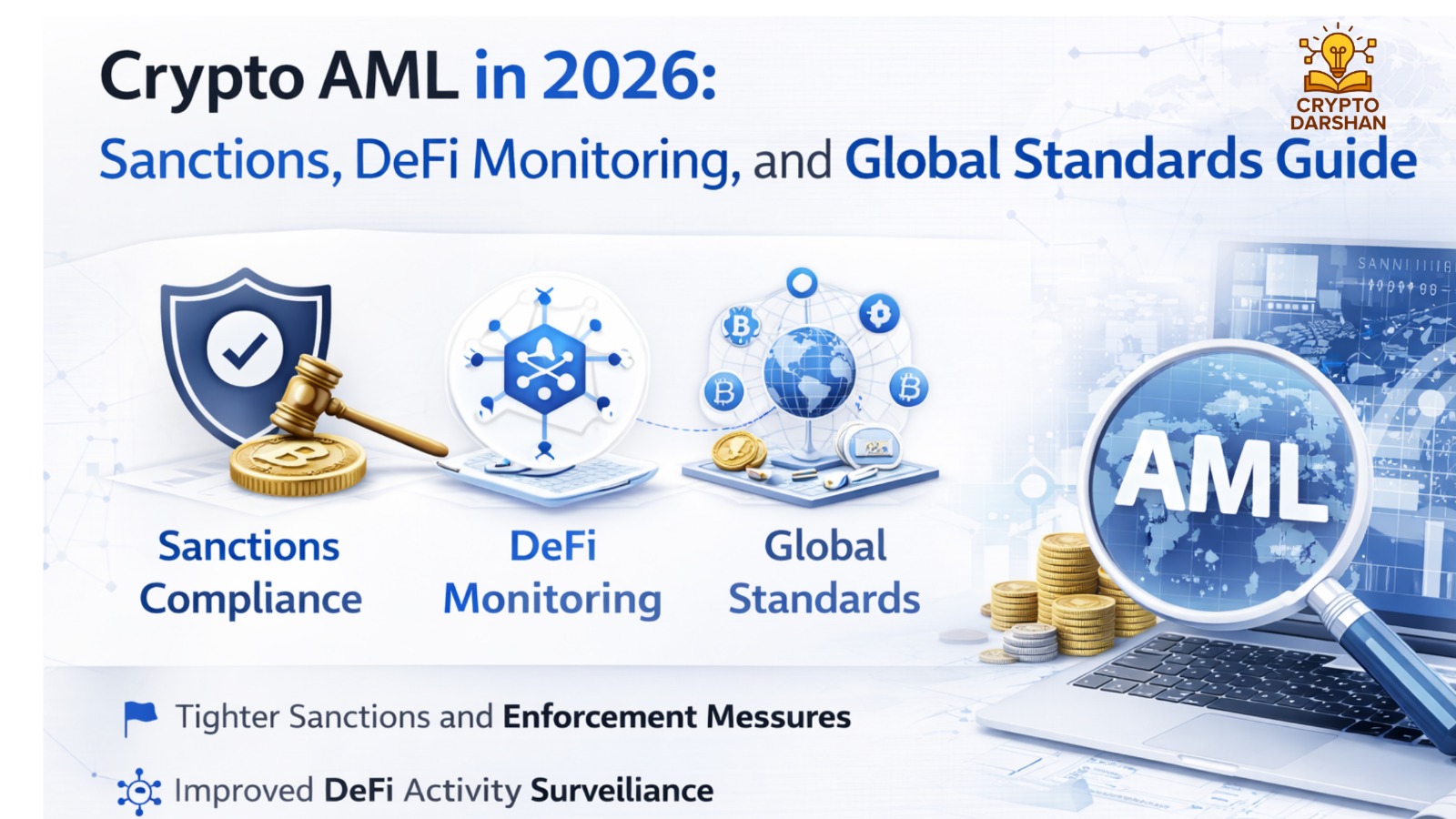 Crypto AML in 2026: Sanctions, DeFi Monitoring, and Global Standards Guide