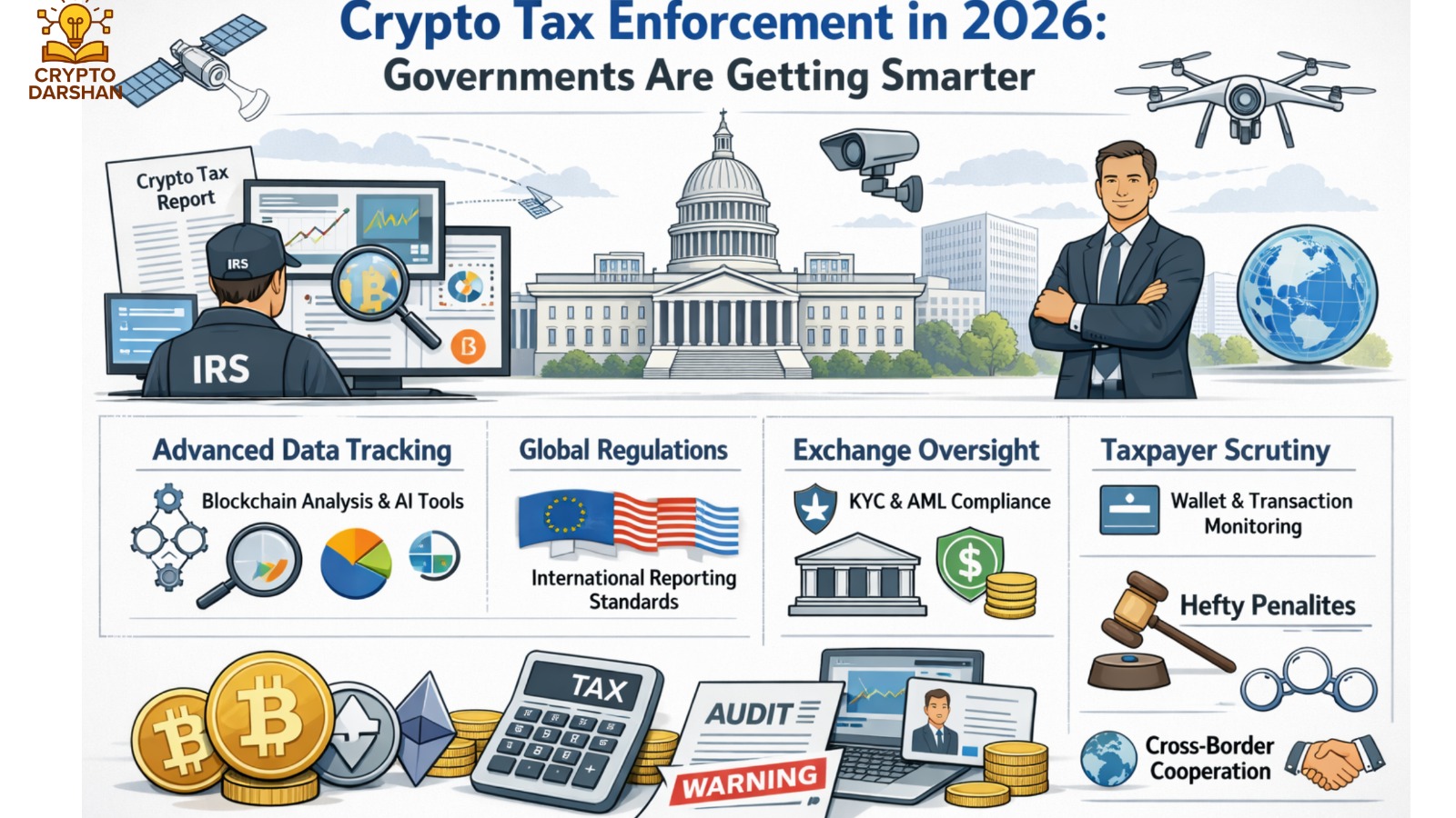 Crypto Tax Enforcement in 2026: Governments Are Getting Smarter