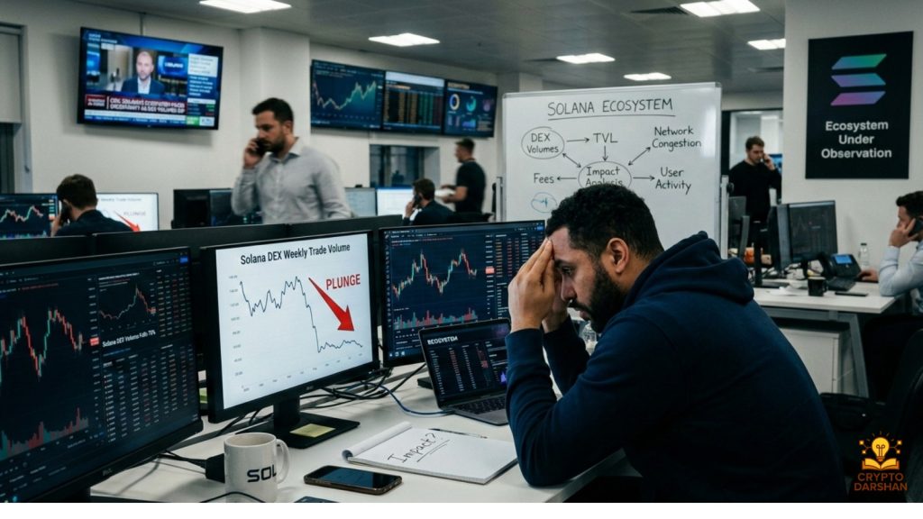 Impact on Solana DEX volumes plunge Ecosystem