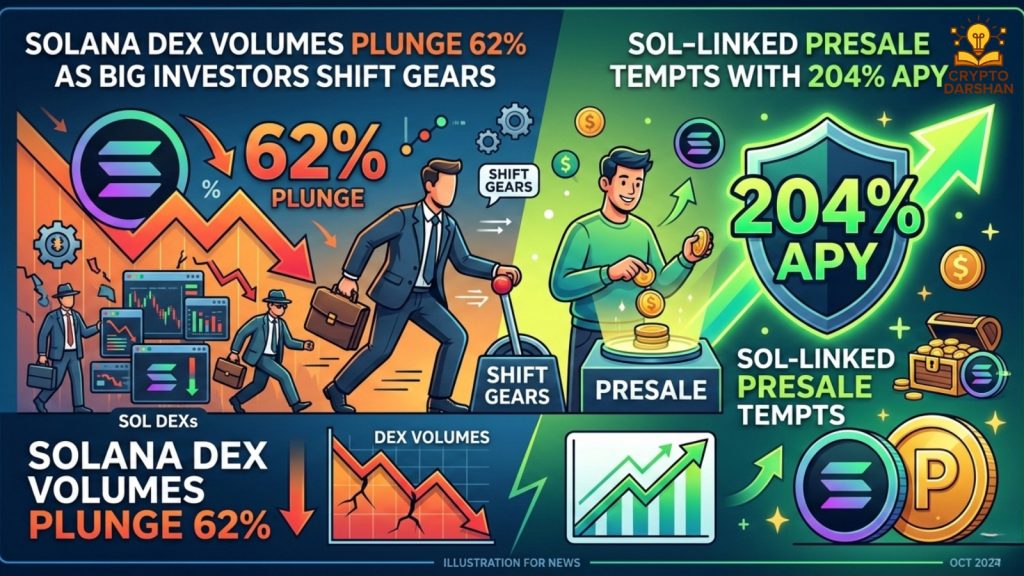 Solana DEX Volumes Plunge