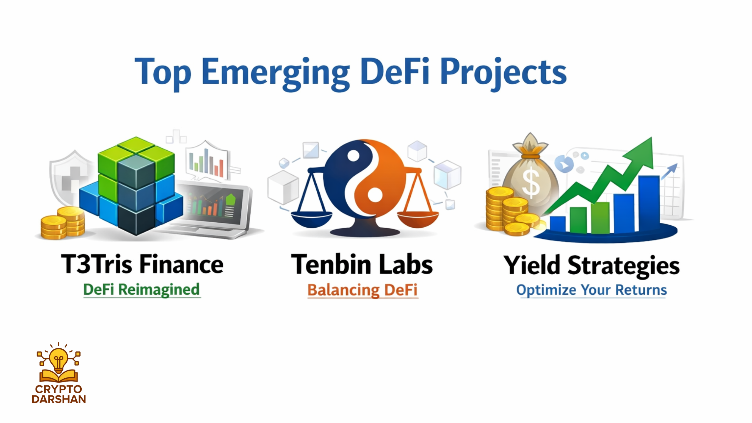 Top Emerging DeFi Projects: T3Tris Finance, Tenbin Labs, and Yield Strategies