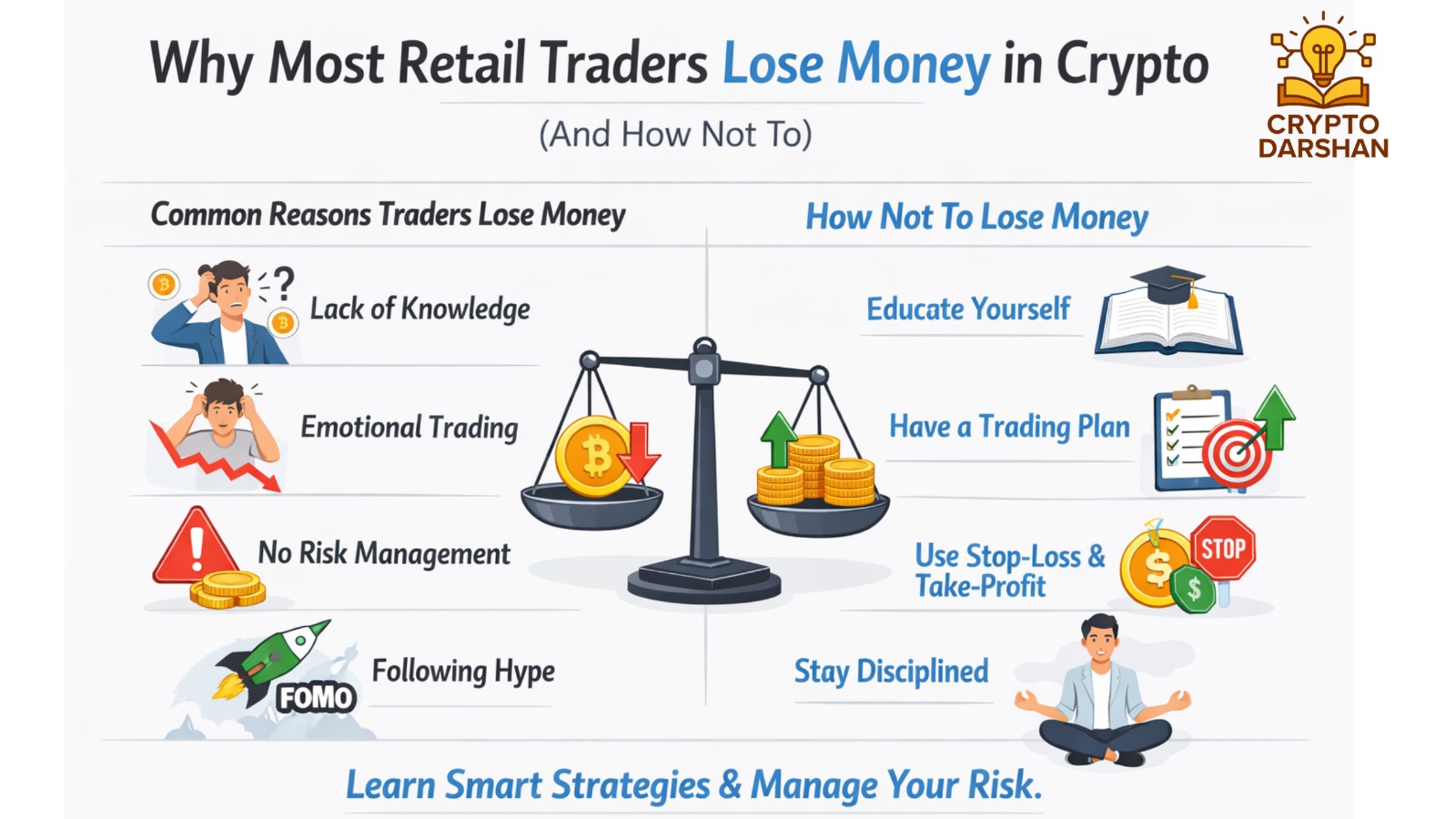 Why Most Retail Traders Lose Money in Crypto (And How Not To)