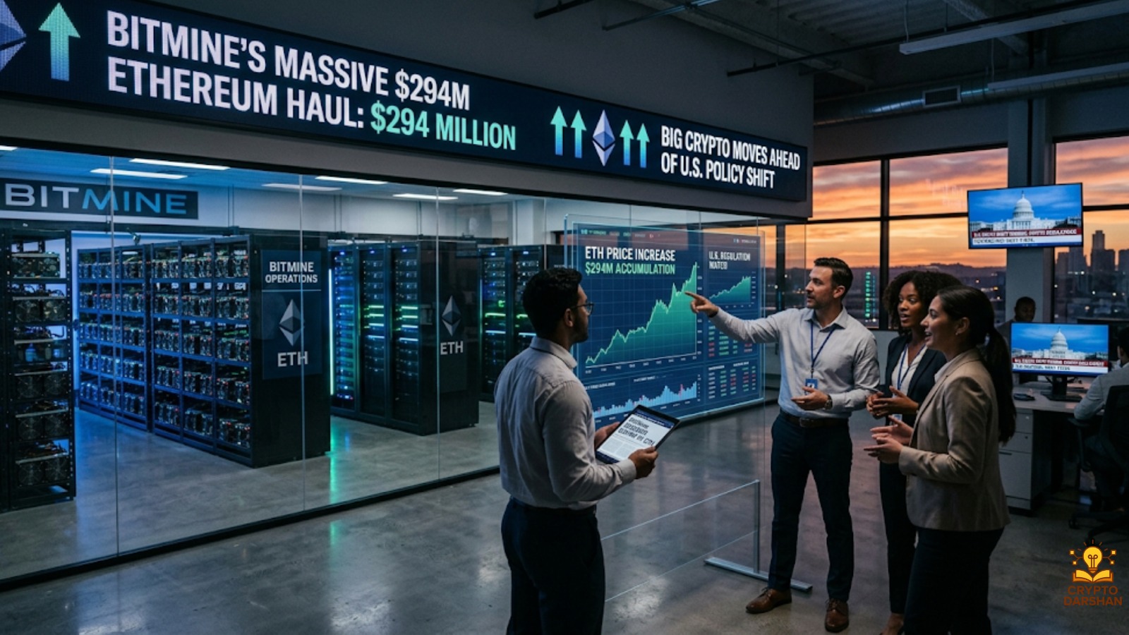 BitMine’s Massive $294M Ethereum Haul Signals Big Crypto Moves Ahead of U.S. Policy Shift