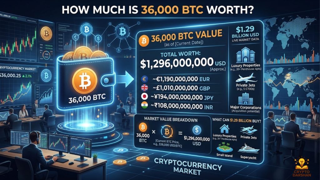 How Much Is 36,000 BTC Worth?