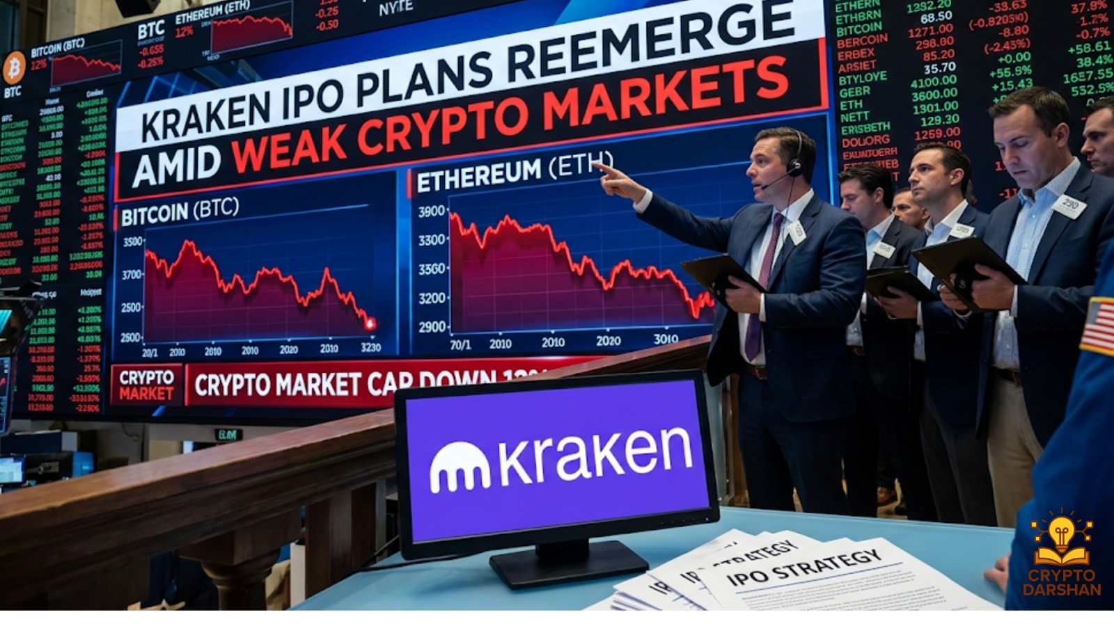 Kraken’s IPO Plans Reemerge Amid Weak Crypto Markets