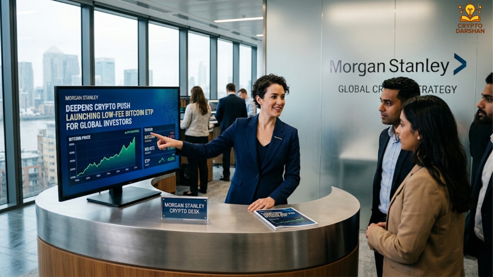 Morgan Stanley Deepens Crypto Push With New Low‑Fee Bitcoin ETP for Global Investors