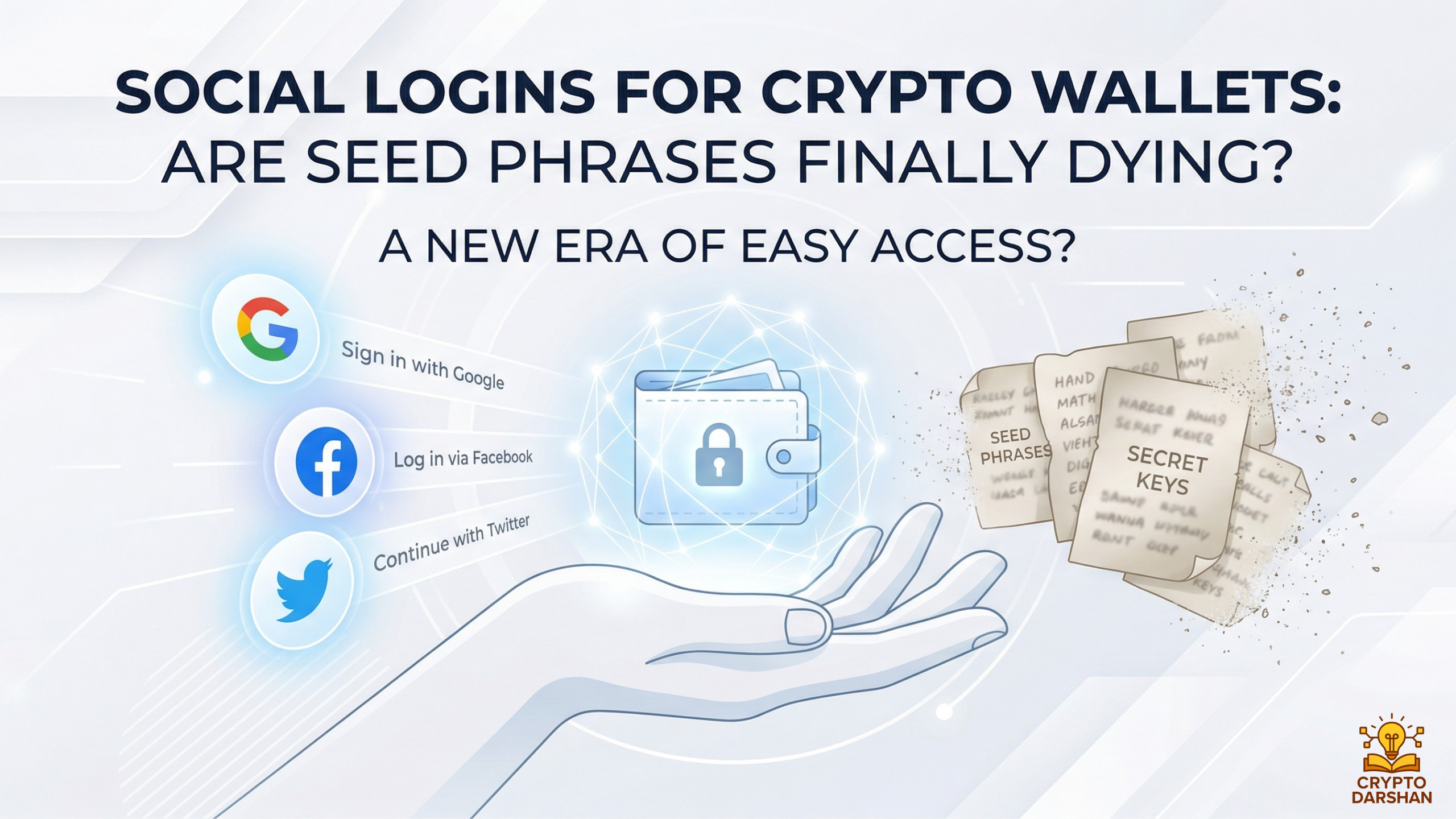 Social Logins for Crypto Wallets: Are Seed Phrases Finally Dying?