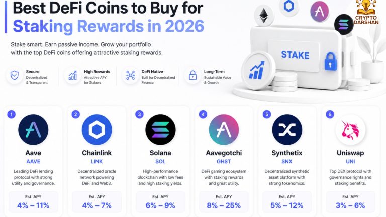 Best DeFi Coins to Buy for Staking Rewards in 2026