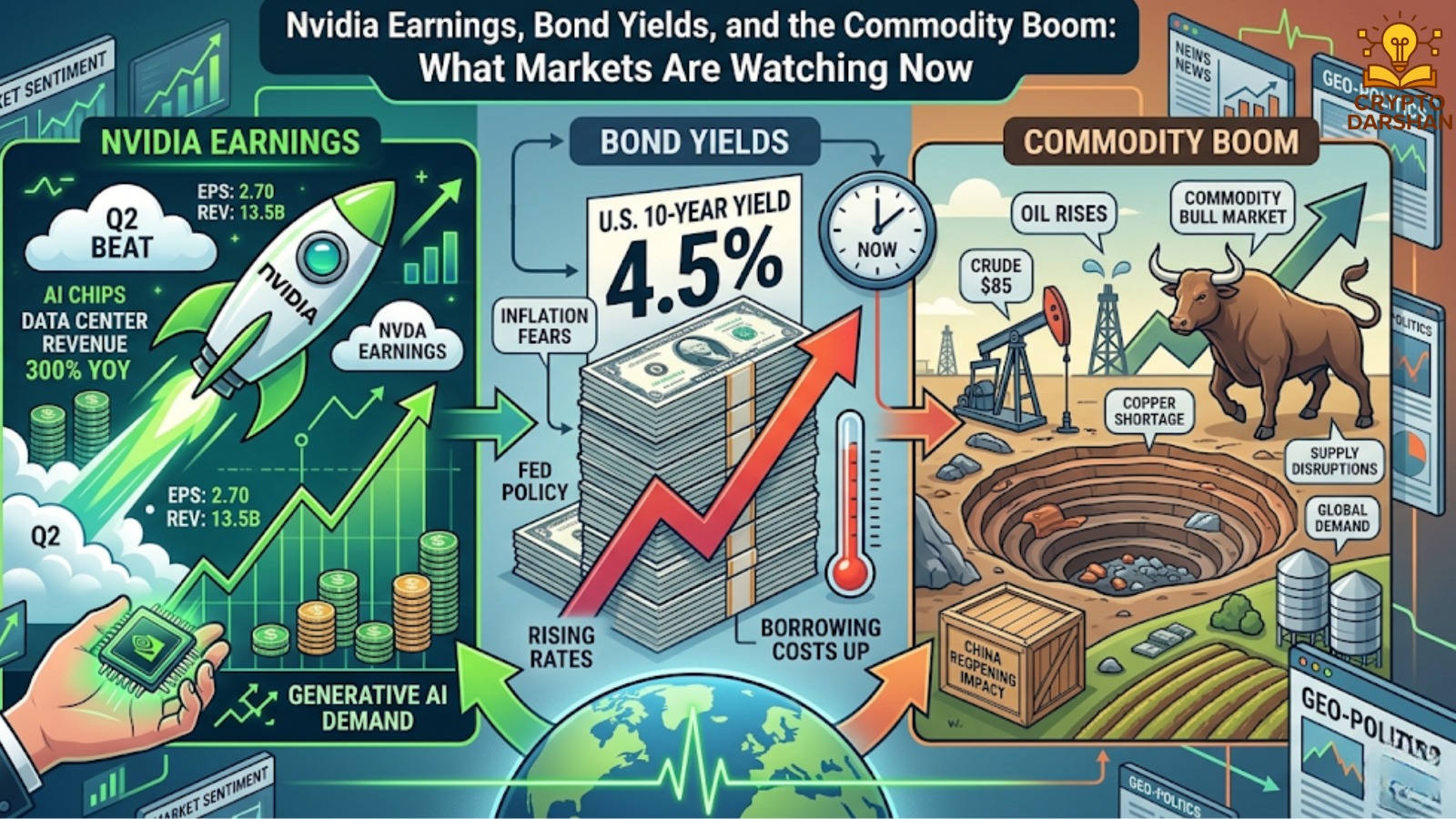 Nvidia Earnings, Bond Yields, and the Commodity Boom: What Markets Are Watching Now