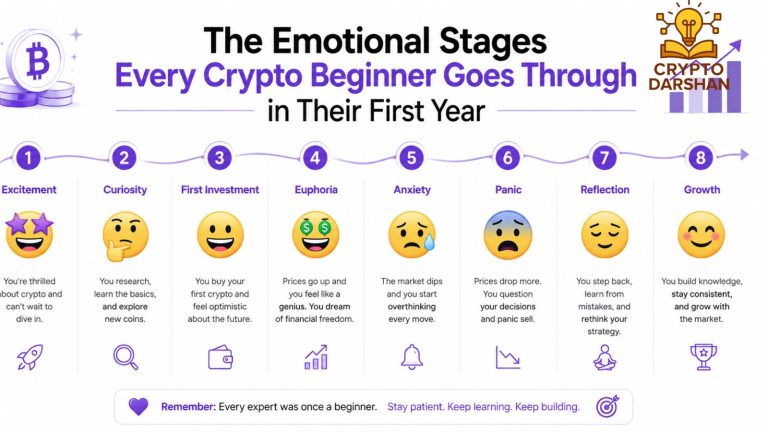 The Emotional Stages Every Crypto Beginner Goes Through in Their First Year