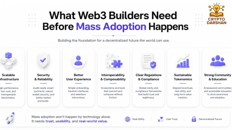 What Web3 Builders Need Before Mass Adoption Happens