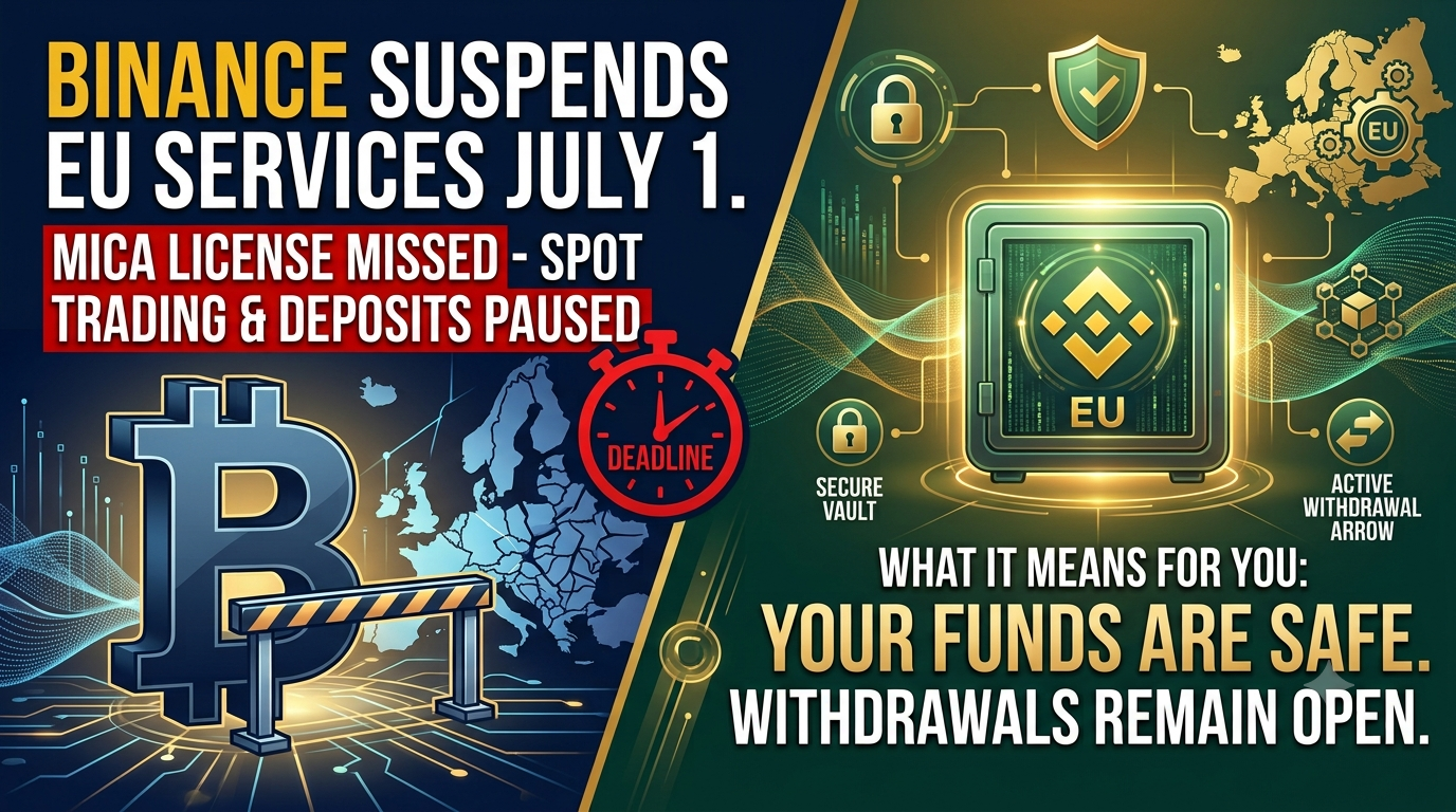 Binance locked out of the EU
