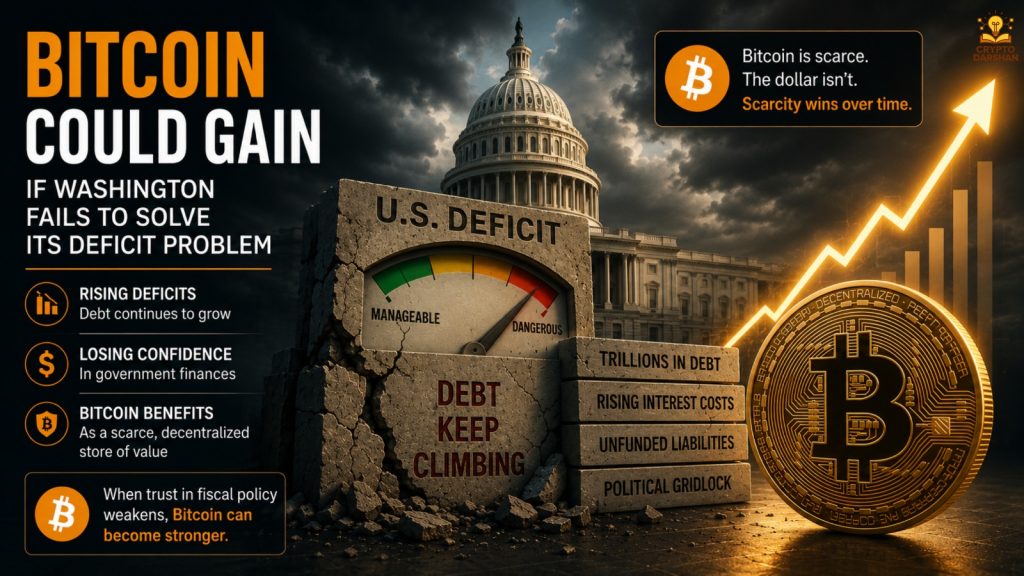 Bitcoin Could Gain If Washington Fails to Solve Its Deficit Problem