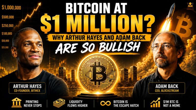 Bitcoin at $1 Million Why Arthur Hayes and Adam Back Are So Bullish