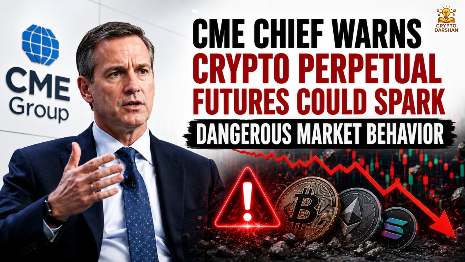 CME Chief Warns Crypto Perpetual Futures Could Spark Dangerous Market Behavior