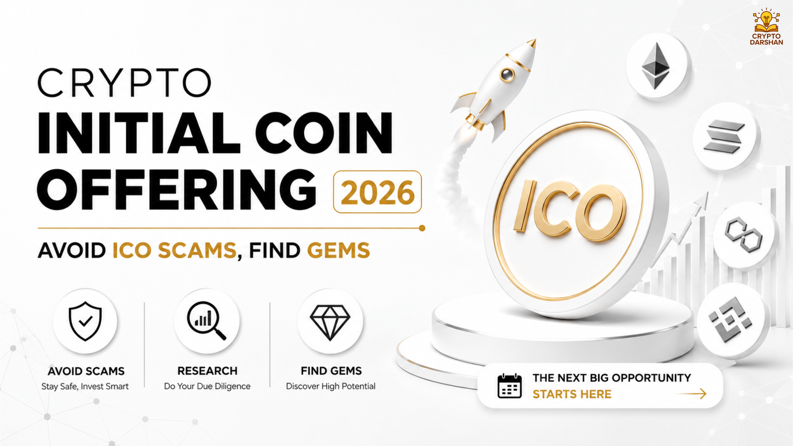 Crypto Initial Coin Offering 2026: Avoid ICO Scams, Find Gems
