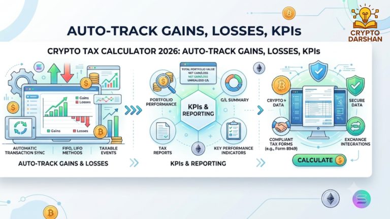 Crypto Tax Calculator 2026: Auto-Track Gains, Losses, KPIs