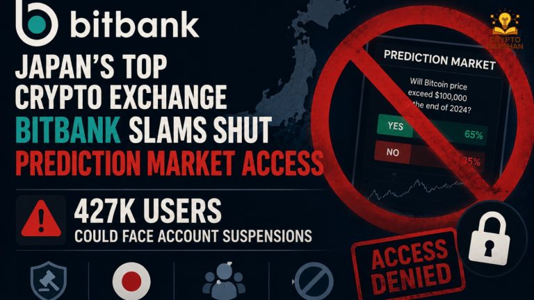 Japan's Top Crypto Exchange Bitbank Slams Shut Prediction Market Access