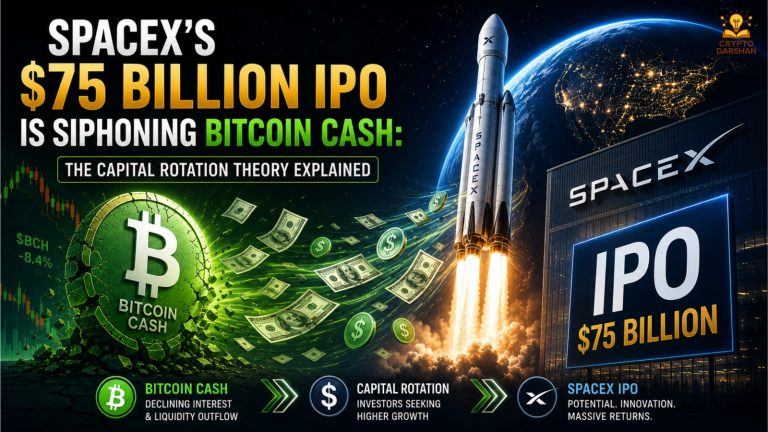 SpaceX's $75 Billion IPO Is Siphoning Bitcoin Cash