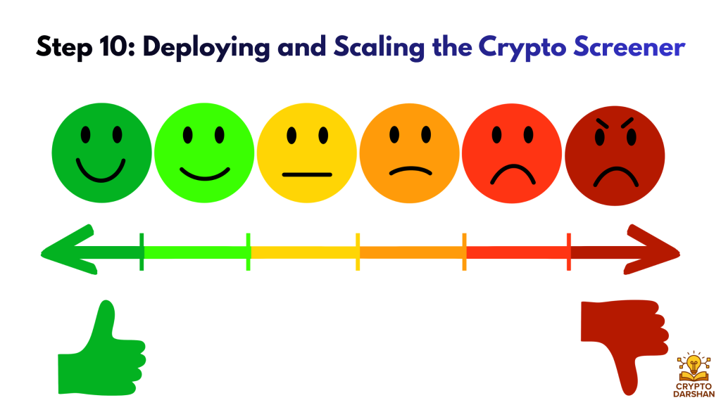 Step 10: Deploying and Scaling the Crypto Screener