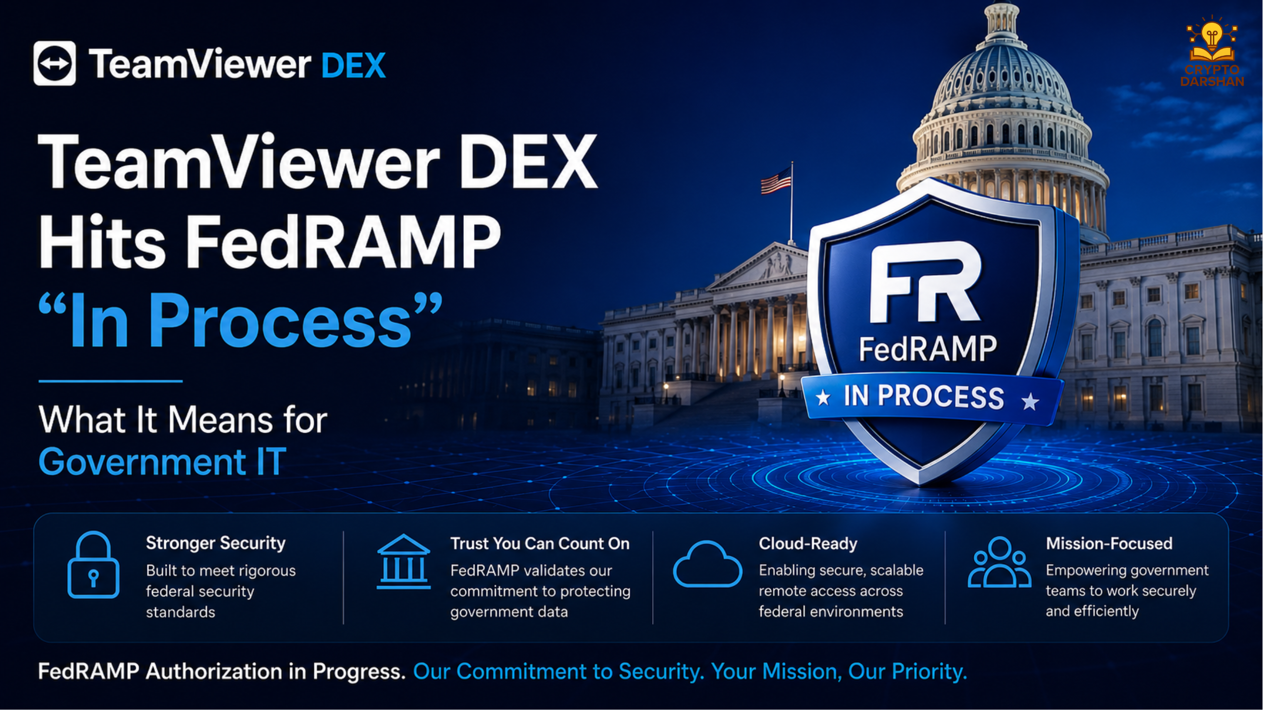 TeamViewer DEX Hits FedRAMP “In Process”: What It Means for Government IT
