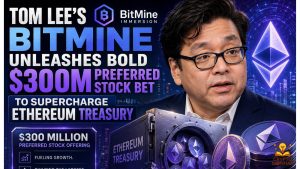 Tom Lee’s BitMine Unleashes Bold $300M Preferred Stock Bet to Supercharge Ethereum Treasury