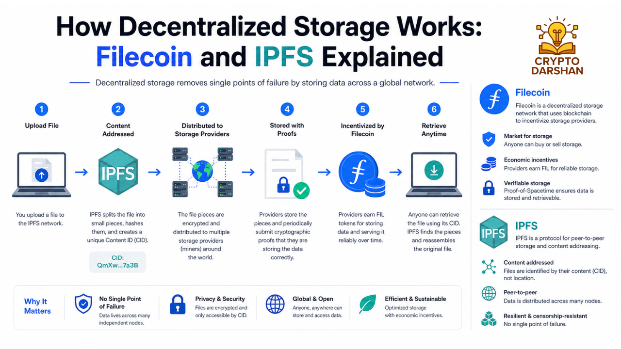 How Decentralized Storage Works: Filecoin and IPFS Explained