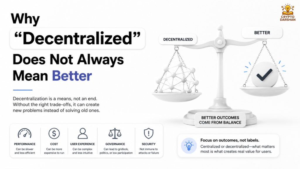 Why “Decentralized” Does Not Always Mean Better
