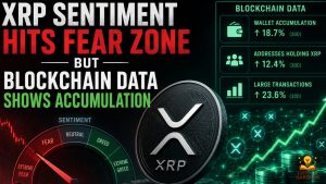 XRP Sentiment Hits Fear Zone — But Blockchain Data Shows Accumulation