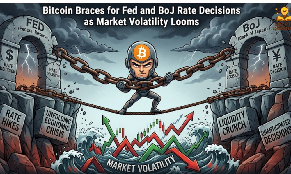 Bitcoin Braces for Fed and BoJ Rate Decisions as Market Volatility Looms