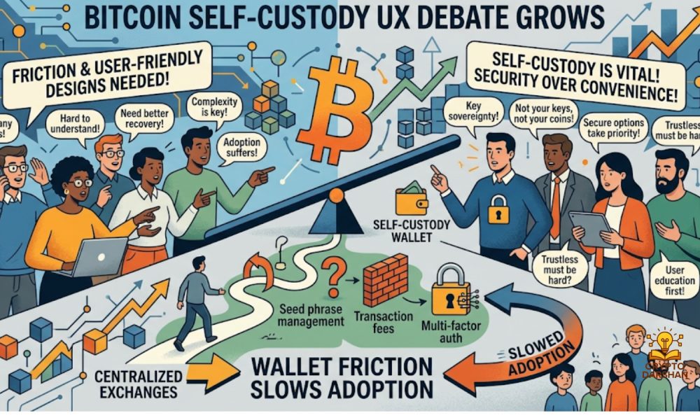 Bitcoin Self-Custody UX Debate Grows as Wallet Friction Slows Adoption