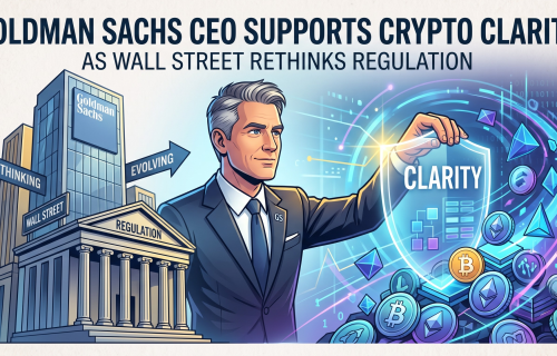 Goldman Sachs CEO Supports Crypto Clarity as Wall Street Rethinks Regulation