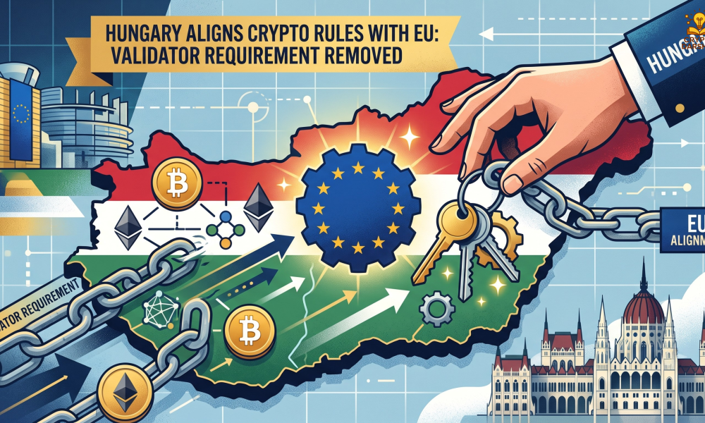 Hungary Aligns Crypto Rules with EU by Dropping Validator Requirement