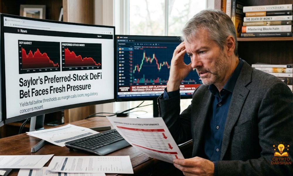Saylor’s Preferred-Stock DeFi Bet Faces Fresh Pressure