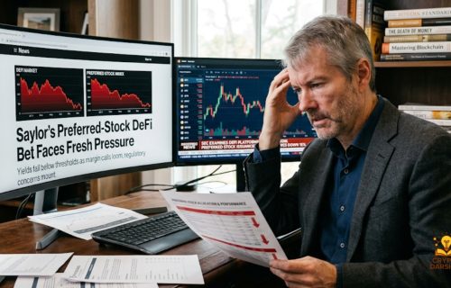 Saylor’s Preferred-Stock DeFi Bet Faces Fresh Pressure