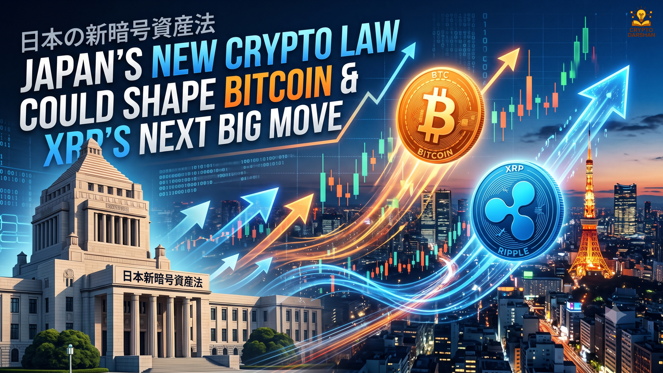 Japan’s New Crypto Law Could Shape Bitcoin and XRP’s Next Big Move