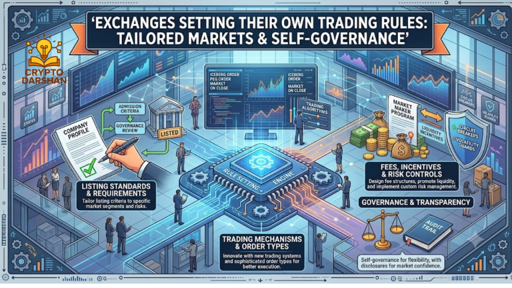 Exchanges would set their own trading rules
