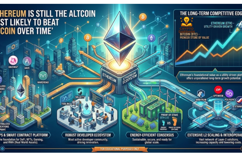 Ethereum Is Still the Altcoin Most Likely to Beat Bitcoin Over Time