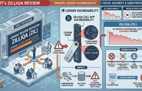 Upbit Moves to Review Zilliqa After Ledger Vulnerability Raises Security Fears