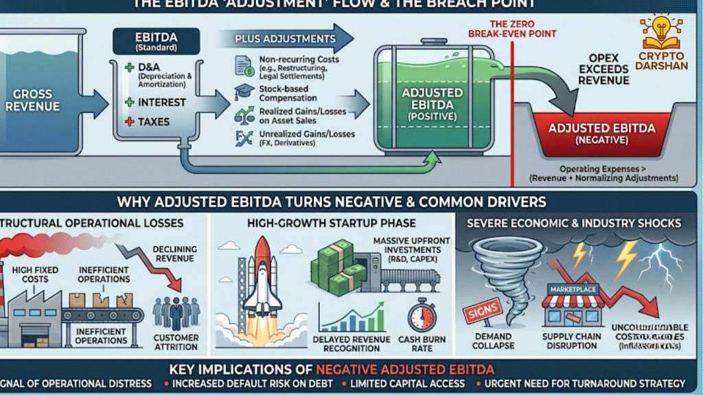 Adjusted EBITDA Turns Negative