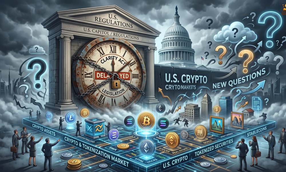 CLARITY Act Delay Raises New Questions for U.S. Crypto and Tokenization